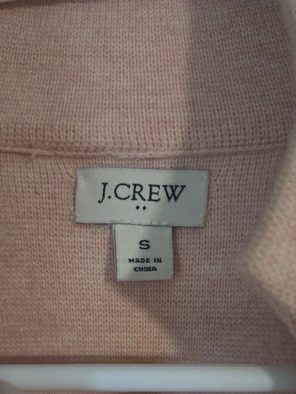 J. Crew Blush Pink Open-Front Jersey Blazer